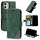 Mobigear Rhombus iPhone 12 Mini Étui Portefeuille - Vert