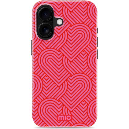MIO Coque iPhone 16 MagSafe Coque arrière Rigide - Wild Hearts