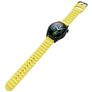 Mobigear Bumpy Bracelet Silicone Smartwatch Fermeture boucle ardillon - Connexion universelle de 22 mm - Jaune
