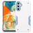 Mobigear Non-slip Armor Coque Samsung Galaxy A14 Coque arrière Rigide Anti-Chocs - Blanc