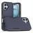 Mobigear Heavy Armor Coque iPhone 16 Coque arrière Rigide Anti-Chocs - Dark Blue