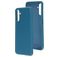 Mobiparts Coque Samsung Galaxy A04s Coque arrière en Silicone - Blueberry Blue