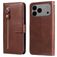 Mobigear Zipper Housse iPhone 17 Pro Max Etui Porte-Monnaie - Marron