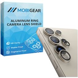 Mobigear Single Samsung Galaxy S25 Ultra Verre trempé Protection Objectif Caméra - Compatible Coque - Gris