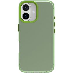 Mobigear Crystal Coque iPhone 16 Plus Coque arrière Rigide - Vert