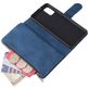 Mobigear Zipper Housse Samsung Galaxy A41 Etui Porte-Monnaie - Bleu