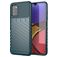 Mobigear Groove Coque Samsung Galaxy A03s Coque arrière en TPU Souple - Vert