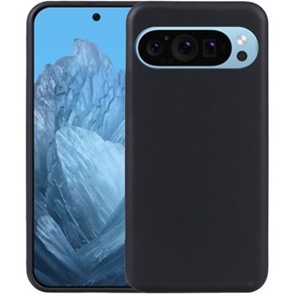 Mobigear Basics Coque Google Pixel 9 Coque arrière en TPU Souple - Noir
