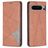 Mobigear Rhombus Slim Housse Google Pixel 8 Pro Etui - Marron