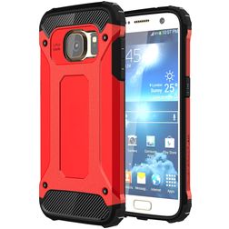 Mobigear Outdoor Coque Samsung Galaxy S7 Coque arrière Rigide Anti-Chocs - Rouge