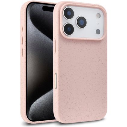 Mobigear Bio Coque iPhone 18 Pro Max Coque arrière en Eco-Friendly - Rose