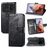 Mobigear Butterfly Housse Xiaomi Mi 11 Ultra Etui Porte-Monnaie - Noir