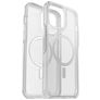 OtterBox Symmetry Plus Coque Transparente iPhone 13 Pro Max MagSafe Coque arrière Rigide Anti-Chocs - Transparent