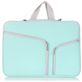 Mobigear Double Zipper Pochette Ordinateur portable en Neoprène (max 23 cm x 32 cm) Housse ordinateur - Vert