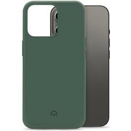 Mobilize Rubber Gelly Coque iPhone 13 Pro Coque arrière en TPU Souple - Matt Green