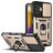 Mobigear Armor Ring Cam Slide Coque POCO F4 GT Coque arrière Rigide Anti-Chocs avec Anneau-Support et Protecteur Lentilles - Or