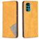 Mobigear Rhombus Slim Housse Motorola Moto G200 5G Etui - Cognac