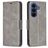 Mobigear Excellent Samsung Galaxy A37 Étui Portefeuille - Gris