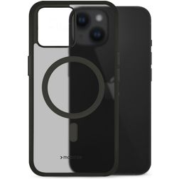 Mobilize Hybrid iPhone 14 MagSafe Plastique rigide Coque arrière Antichoc - Noir