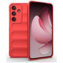 Mobigear Bumpy Coque Samsung Galaxy S25 FE Coque arrière en TPU Souple - Rouge
