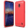 Mobigear Brushed Slim Coque Nokia 2.2 Coque arrière en TPU Souple - Rouge