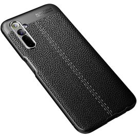 Mobigear Luxury Coque Realme 6 Coque arrière en TPU Souple - Noir