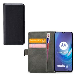 Mobilize Classic Gelly Wallet Housse Motorola Moto G50 Etui Porte-Monnaie - Noir