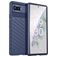 Mobigear Groove Coque Google Pixel 6a Coque arrière en TPU Souple - Bleu
