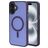 Mobiparts Hardcover iPhone 16 Plus MagSafe Plastique rigide Coque arrière - Satin Purple