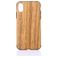 Mobigear Nature iPhone XS Max TPU souple Coque arrière - Teak