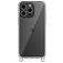Mobigear Bungy Coque iPhone 15 Pro Max Coque arrière Rigide - Argent