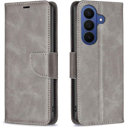 Mobigear Excellent Housse Samsung Galaxy A37 Etui Porte-Monnaie - Gris
