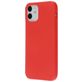 Mobiparts Coque iPhone 12 Coque arrière en Silicone - Scarlet Red