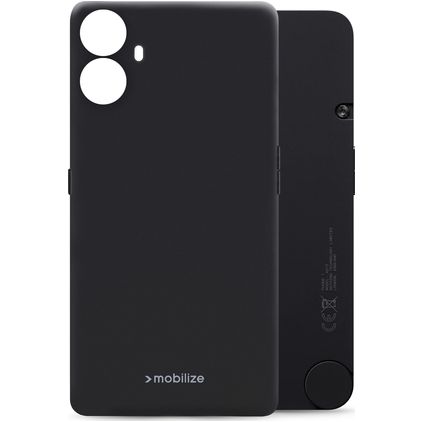 Mobilize Rubber Gelly Nothing CMF Phone 1 TPU souple Coque arrière - Noir