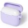 Mobigear Colors Coque Apple AirPods Pro 3 en Silicone Souple - Lavender Purple