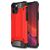 Mobigear Outdoor Coque iPhone 12 Coque arrière Rigide Anti-Chocs - Rouge