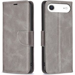 Mobigear Excellent Housse iPhone Air Etui Porte-Monnaie - Gris
