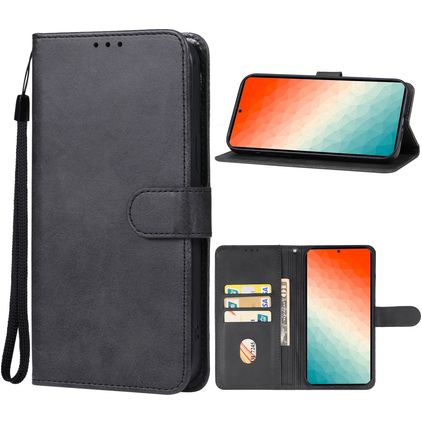 Mobigear Retro Housse Samsung Galaxy S24 Ultra Etui Porte-Monnaie - Noir