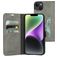 Mobiparts Classic Wallet iPhone 14 Plus Étui Portefeuille - Granite Grey