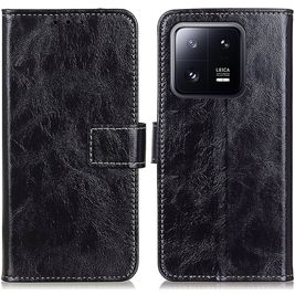 Mobigear Basic Housse Xiaomi 13 Etui Porte-Monnaie - Noir