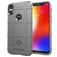 Mobigear Rugged Shield Coque Motorola One Power Coque arrière en TPU Souple Anti-Chocs - Gris