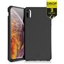 ITSkins SpectrumSolid Coque iPhone XS Max Coque arrière en TPU Souple Anti-Chocs - Plain Black