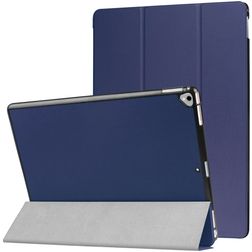 Mobigear Tri-Fold Coque iPad Pro 12.9 Pouces (2017) Etui - Dark Blue