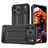 Mobigear Outdoor Coque iPhone 17 Pro Coque arrière Rigide Anti-Chocs - Noir