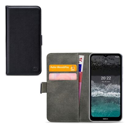 Mobilize Classic Gelly Wallet Nokia C21 Plus Étui Portefeuille - Noir
