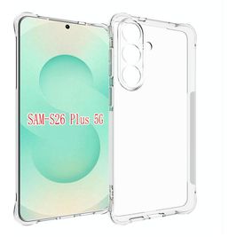 Mobigear Cushion Coque Transparente Samsung Galaxy S26 Plus Coque arrière en TPU Souple - Transparent