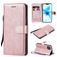 Mobigear Premium Housse iPhone 12 Pro Etui Porte-Monnaie - Rose doré