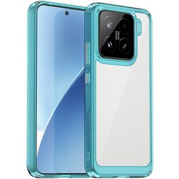 Mobigear Crystal Coque Xiaomi 15 Coque arrière Rigide - Bleu