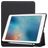 Mobigear Tri-Fold Gel Coque iPad Pro 10.5 Pouces (2017) Etui en TPU,Similicuir + Porte-crayon - Noir