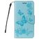 Mobigear Butterfly Housse Samsung Galaxy A8 (2018) Etui Porte-Monnaie - Bleu